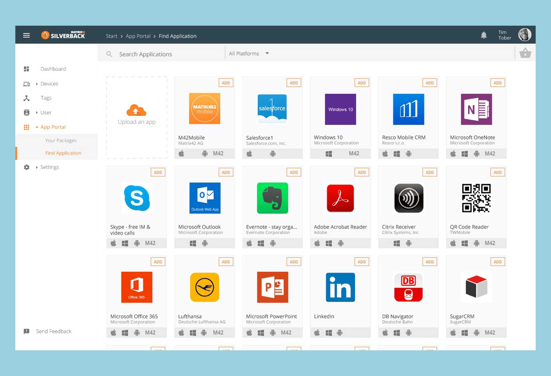 Application assignment